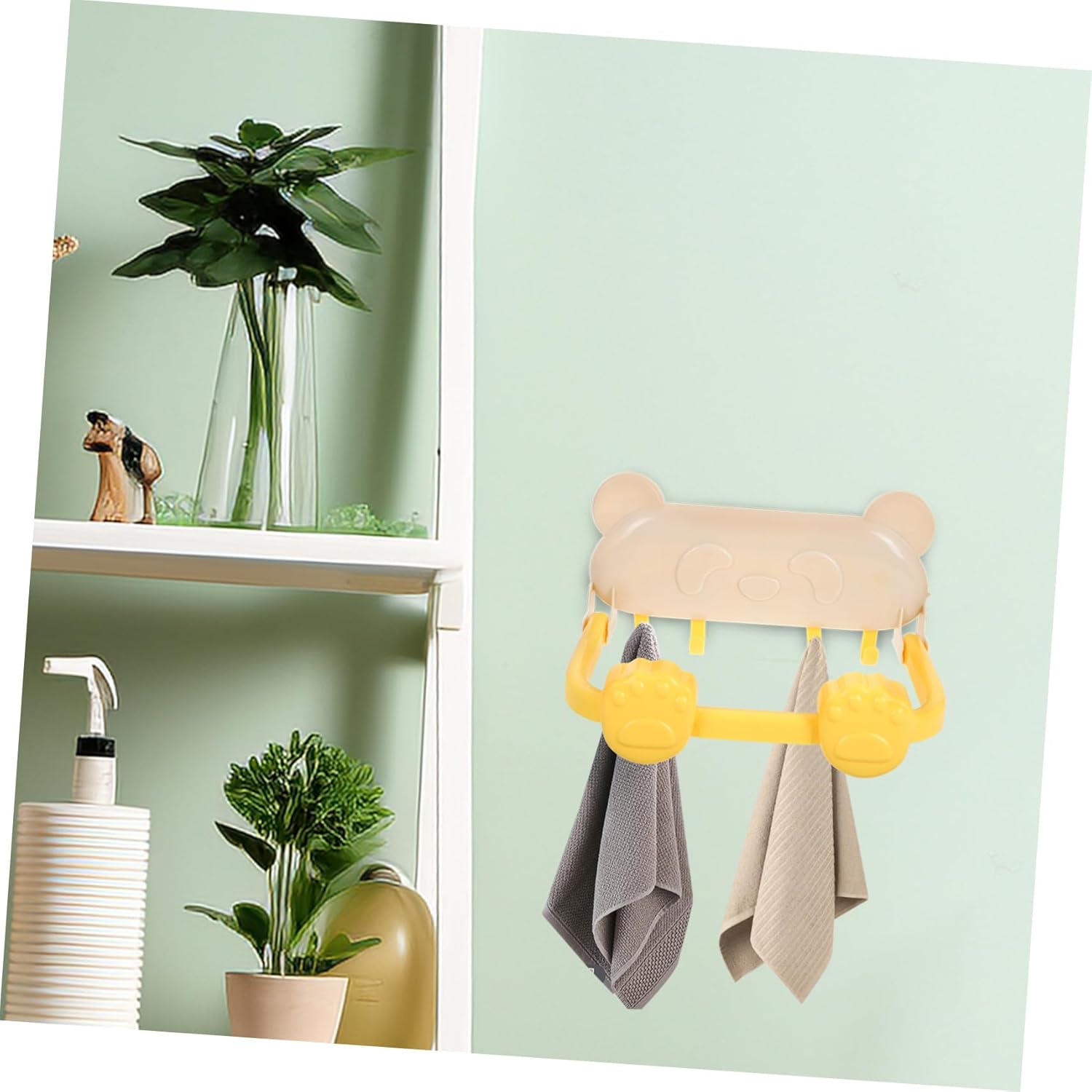 PHENOFICE Foldable Bathroom Organizer Wall Hook 1