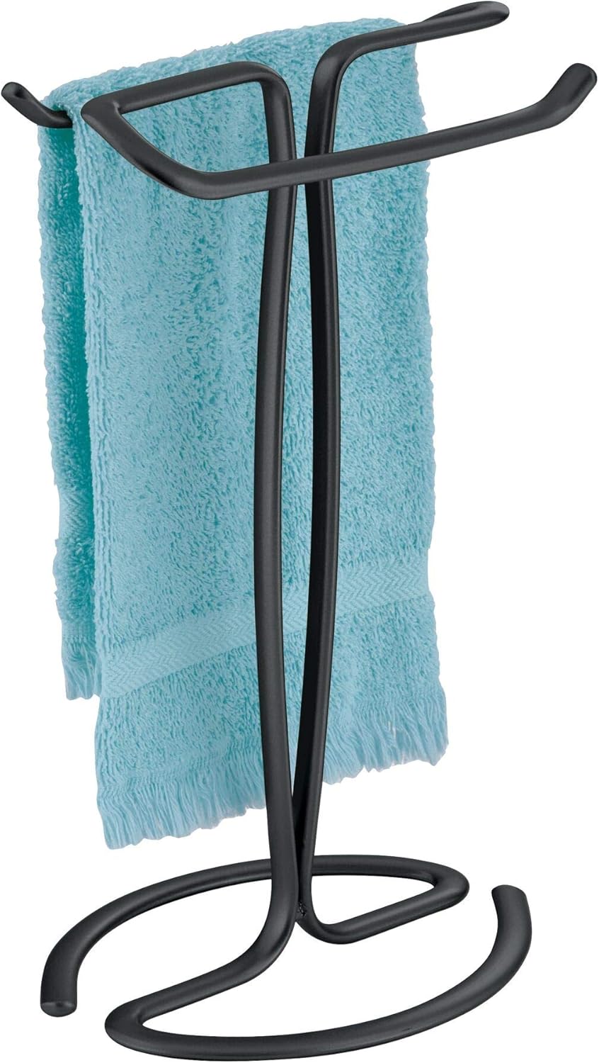 InterDesign iDesign 55637 Matte Black Towel Rack