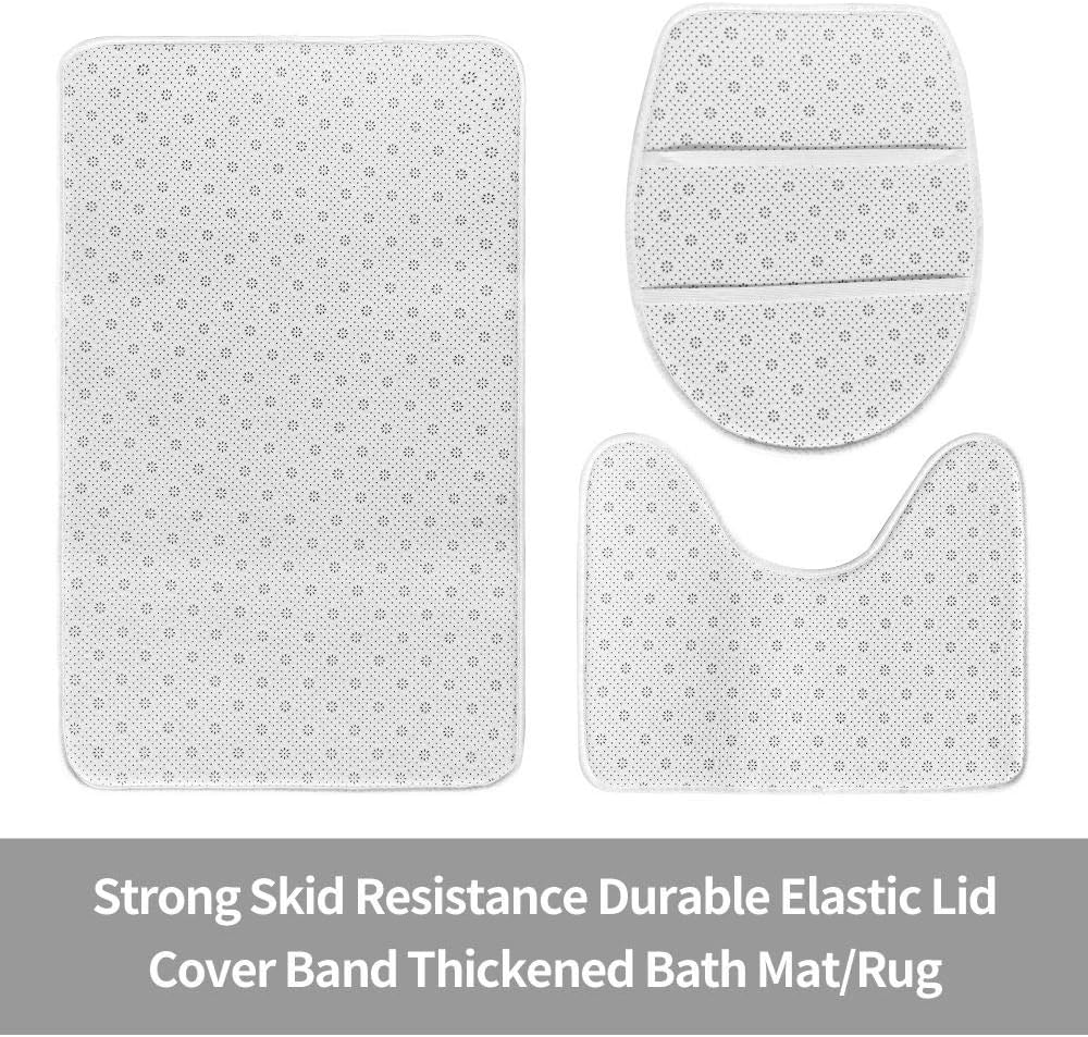 LOKMU 4 Pcs Sport Pattern Bathroom Set