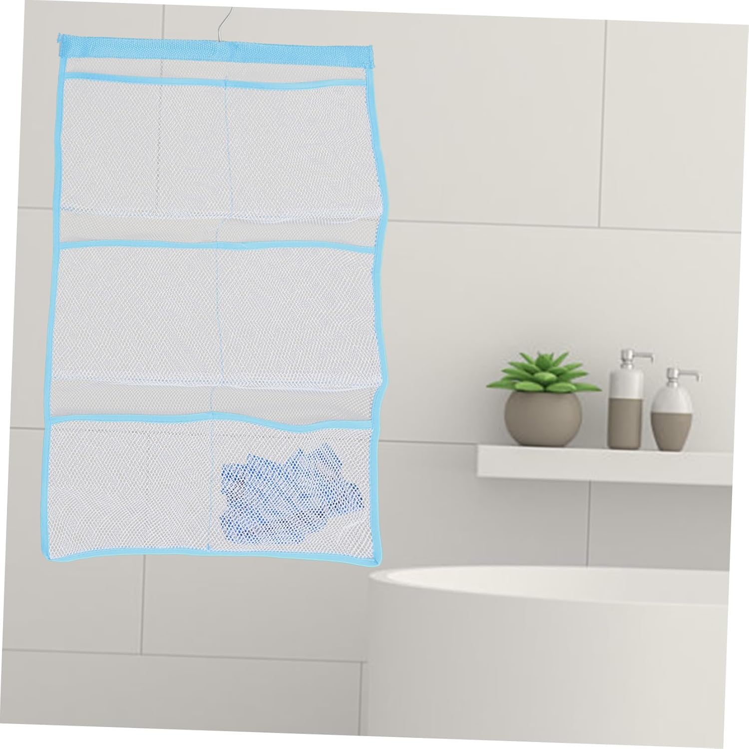 BUGUUYO 6 Pockets Mesh Shower Caddy Organizer
