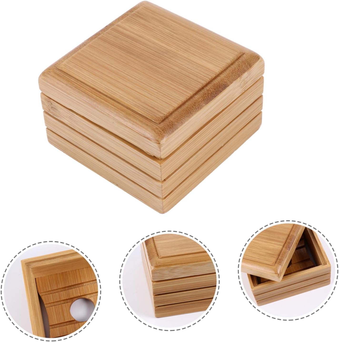 Amosfun Rustic Soap Dish with Drainage