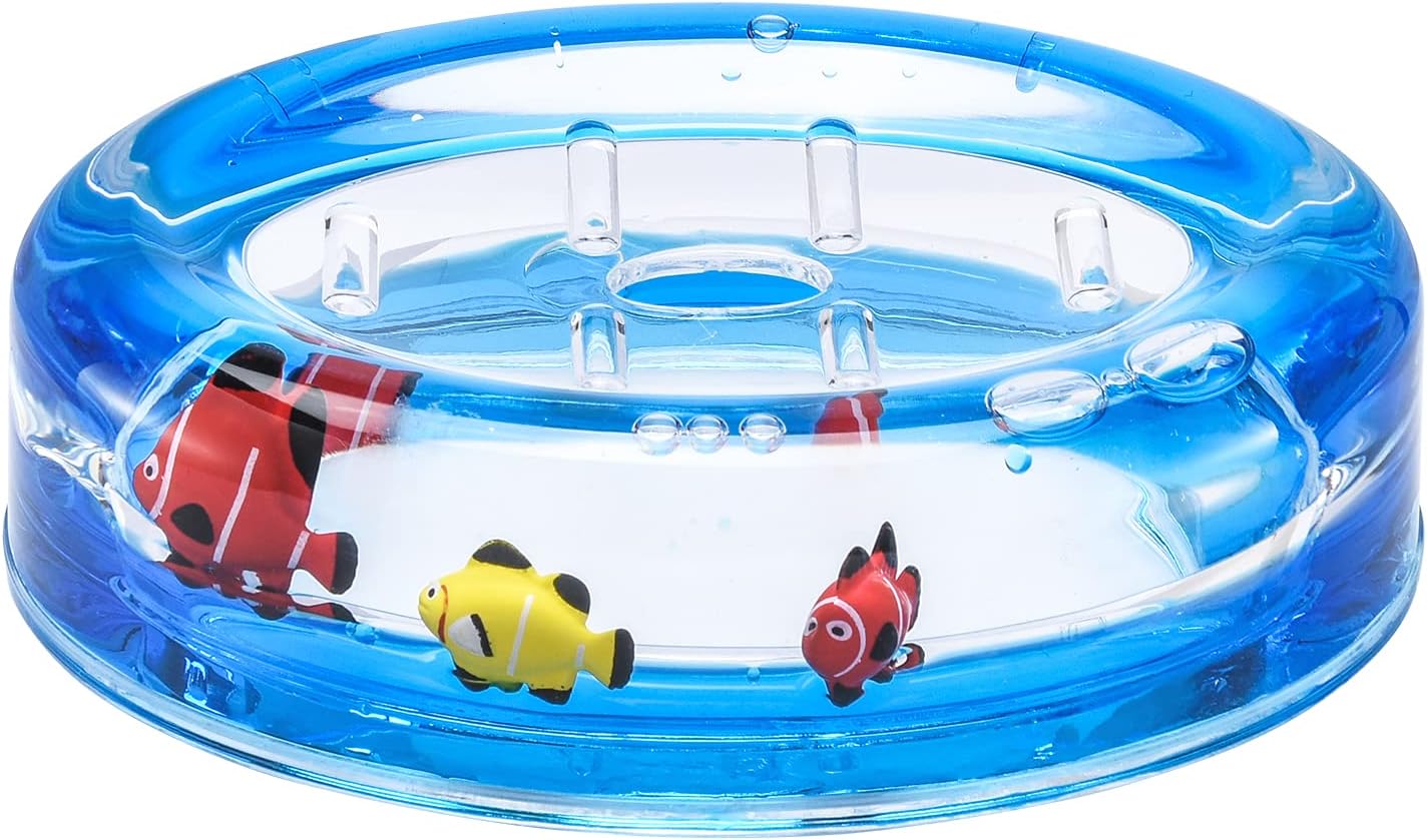 Locco Decor 4 Piece Floating Fish Vanity Accessory Set