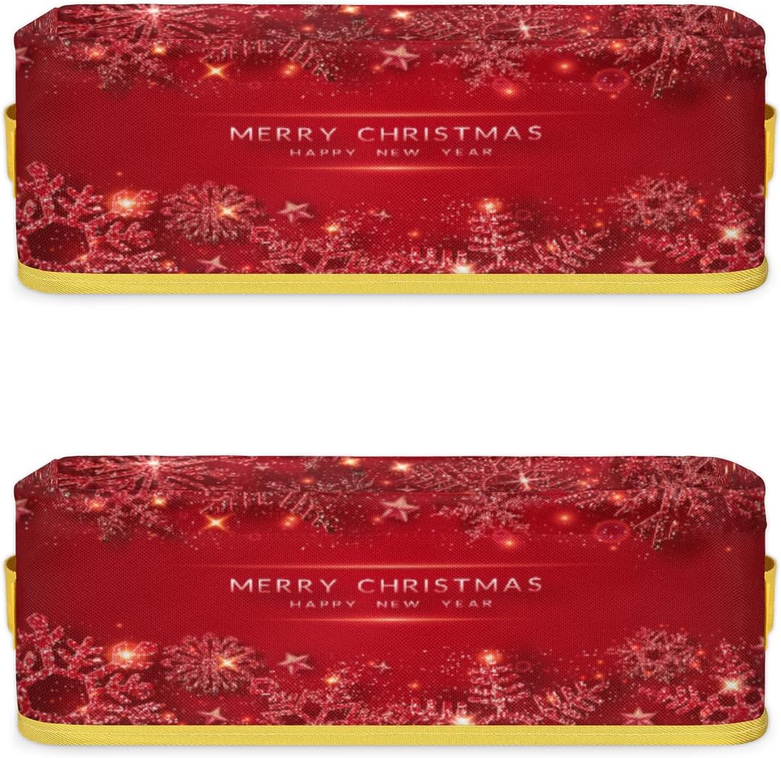 Vomwwlix Christmas Snowflake Toilet Paper Basket Decor 1