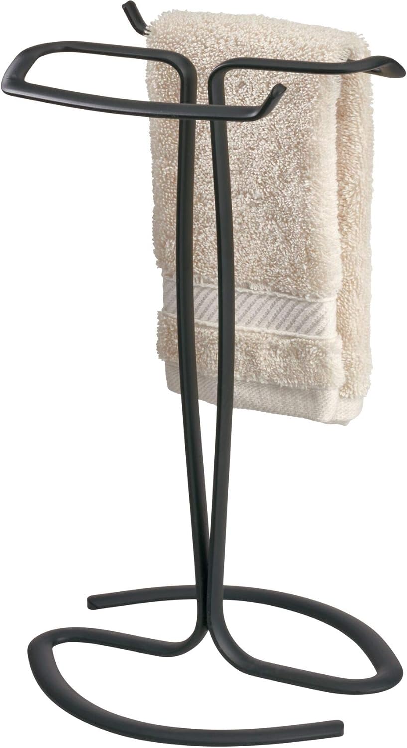 InterDesign iDesign 55637 Matte Black Towel Rack