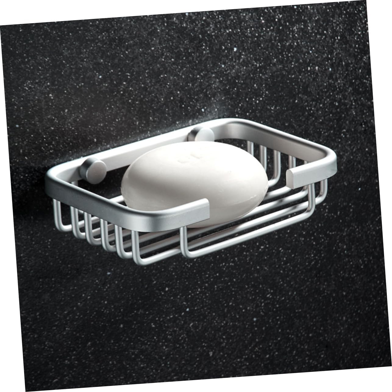 Luxshiny Aluminum Soap Holder for Bathroom