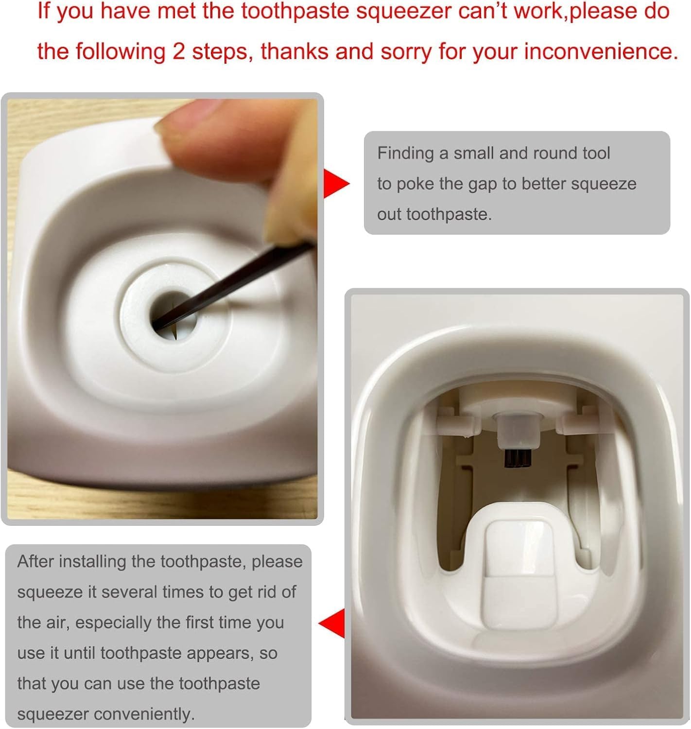 Automatic Toothpaste Dispenser Wall Mount for Kids and Adults