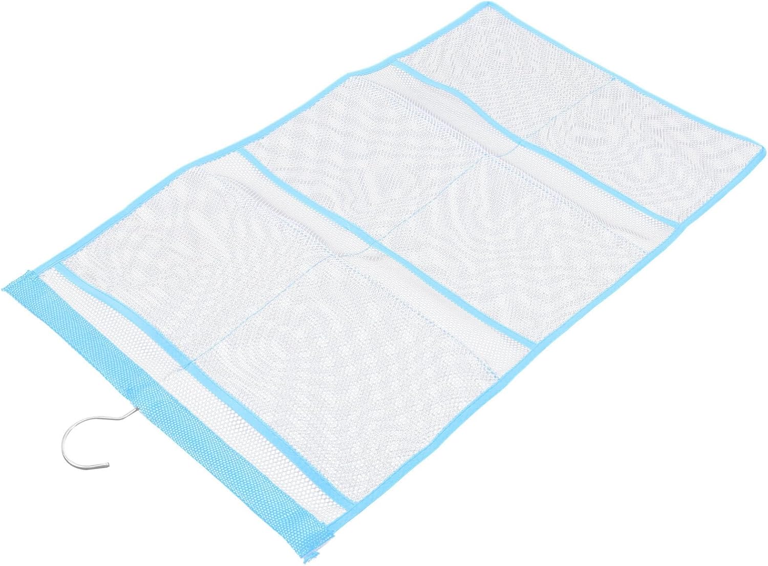 Abaodam Mesh Shower Organizer with 6 Pockets and Rotating Hook