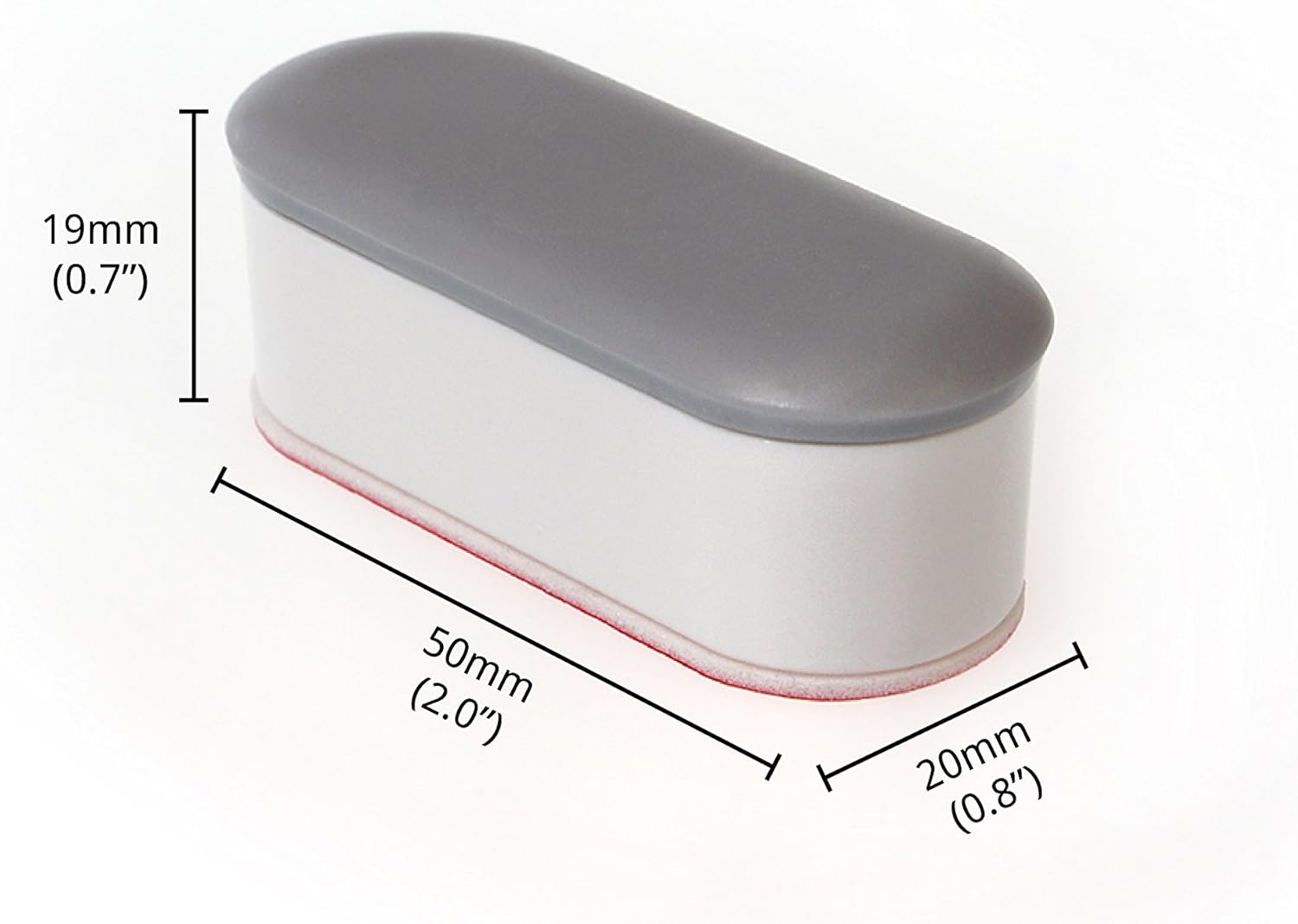 LUXE Bidet 4 Piece Toilet Seat Bumper Kit
