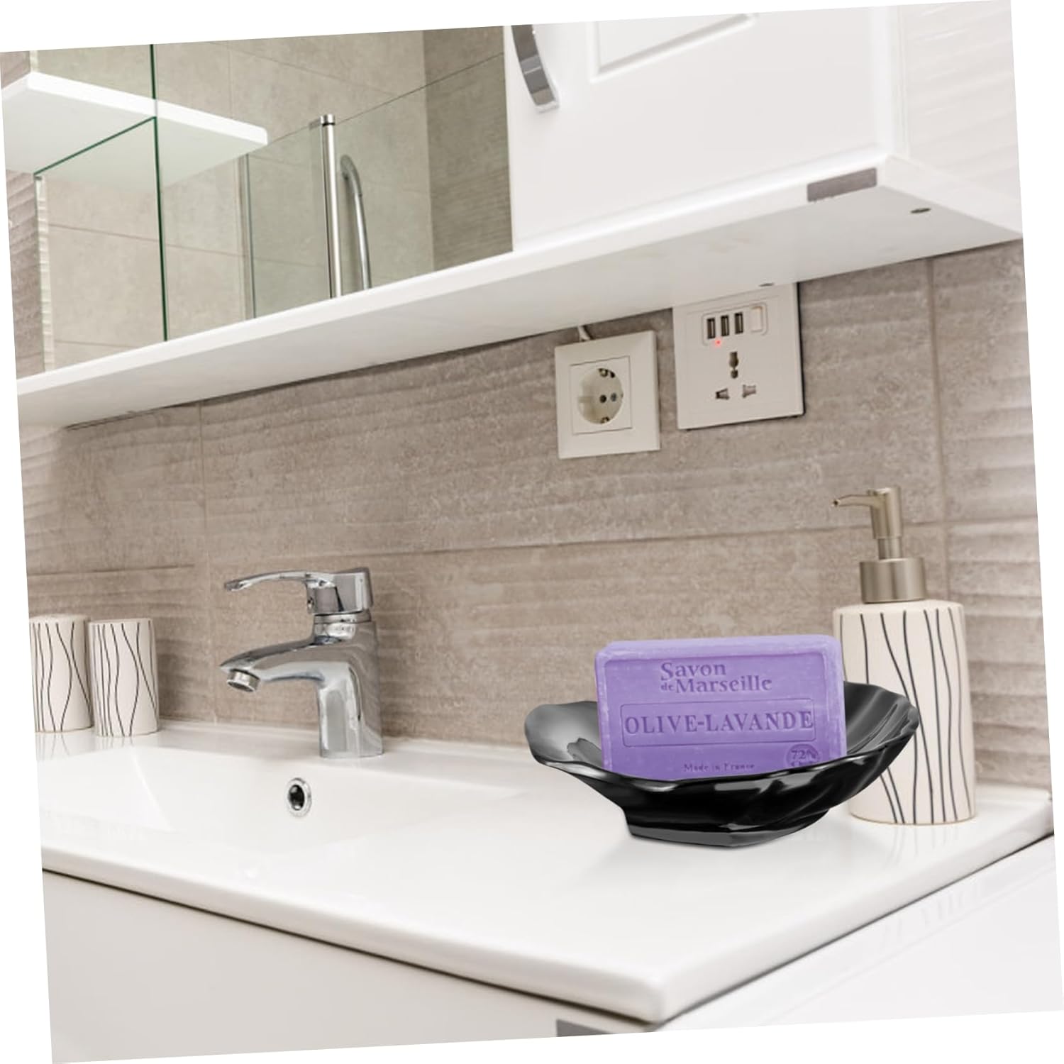 CANIGHT Seashell Soap Holder for Hotel Kitchen