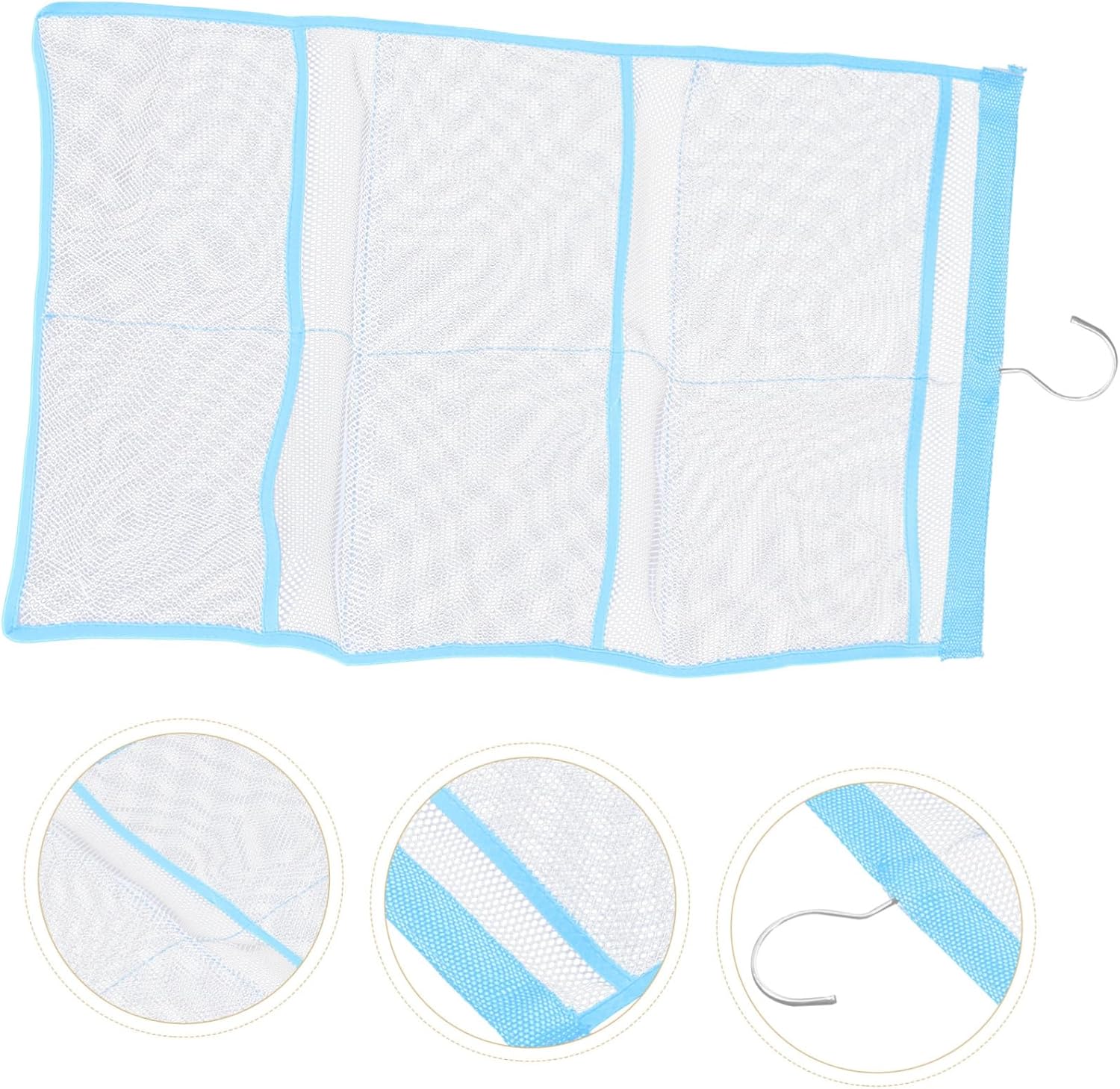 BUGUUYO 6 Pockets Mesh Shower Caddy Organizer