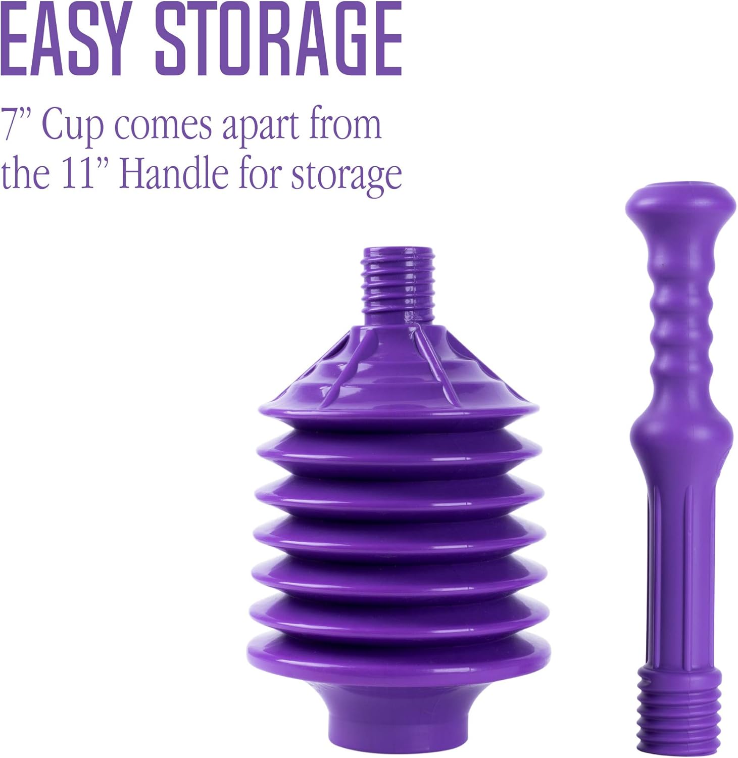JS Jackson Supplies Professional Bellows Toilet Plunger