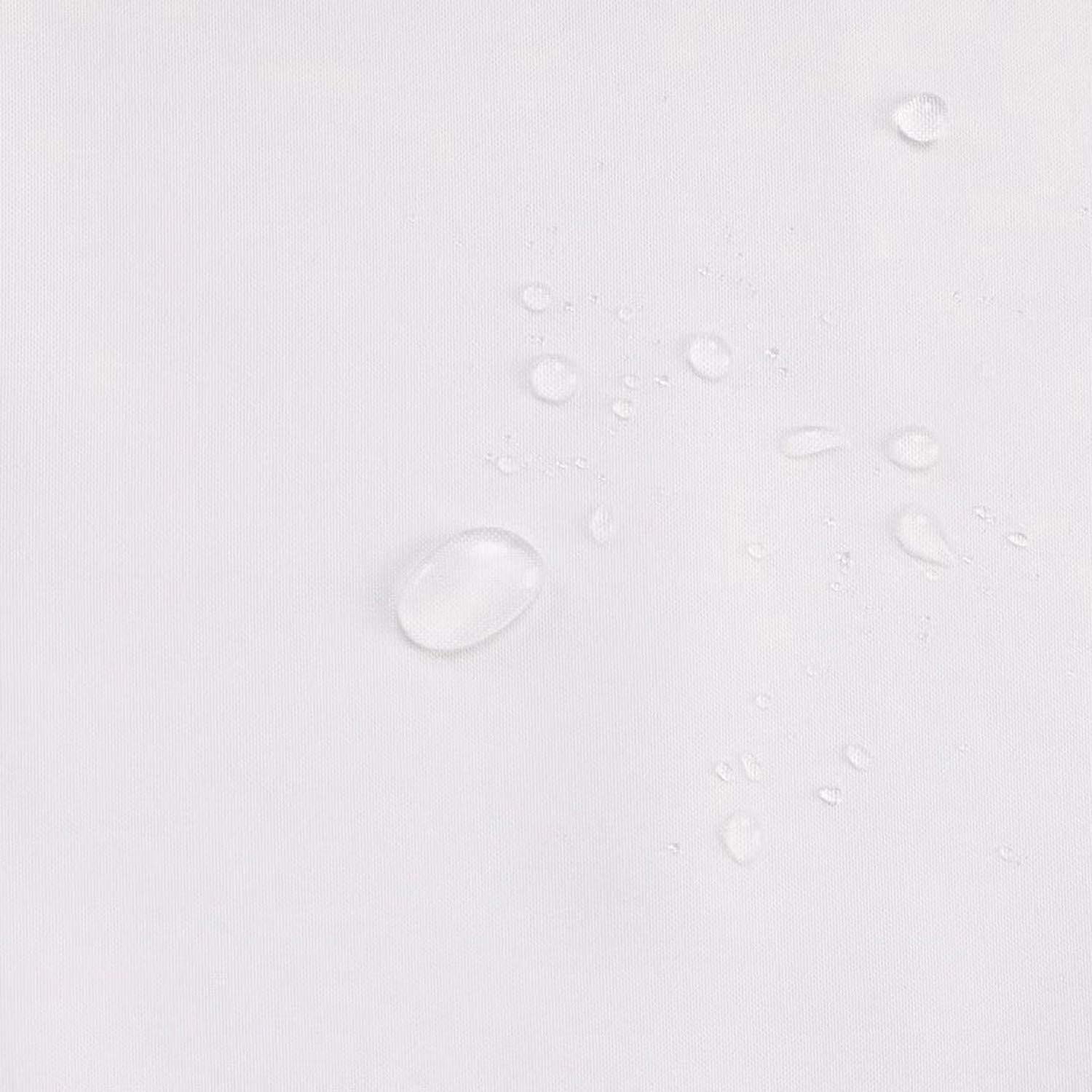 River Dream Extra Long Snap-In Shower Curtain Liner Replacement White with Magnets