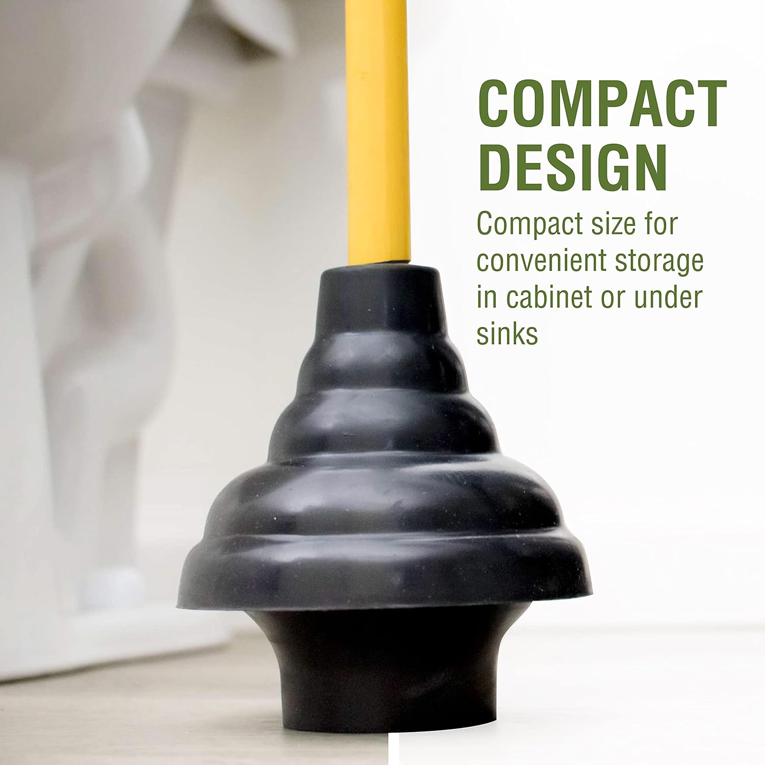 LDR 512 3410A Toilet Flange Plunger with Double Thrust