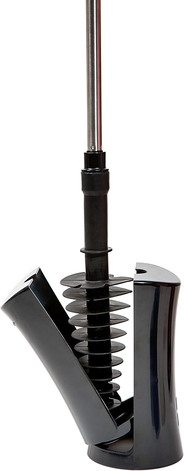 ToiletShroom Plunger with Caddy Holder Black