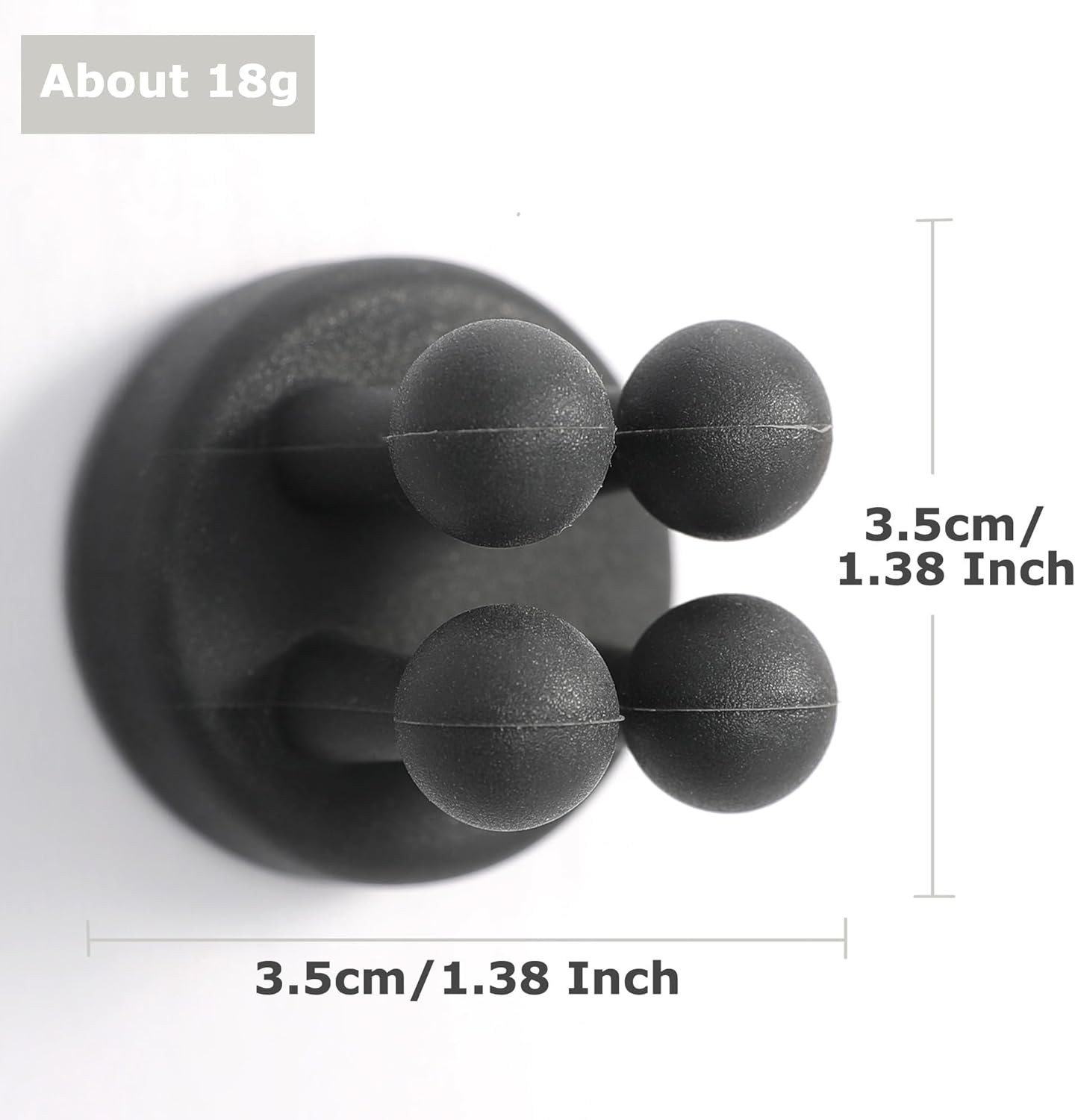 XoYoZo 4-Piece Silicone Toothbrush Holder Hook