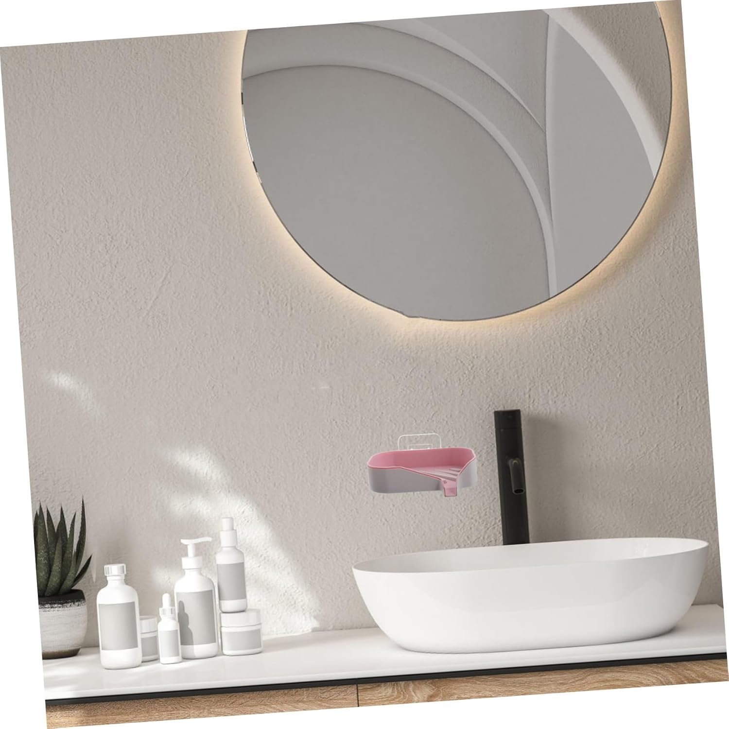 Wall Mounted Soap Dish with Toothbrush Holder