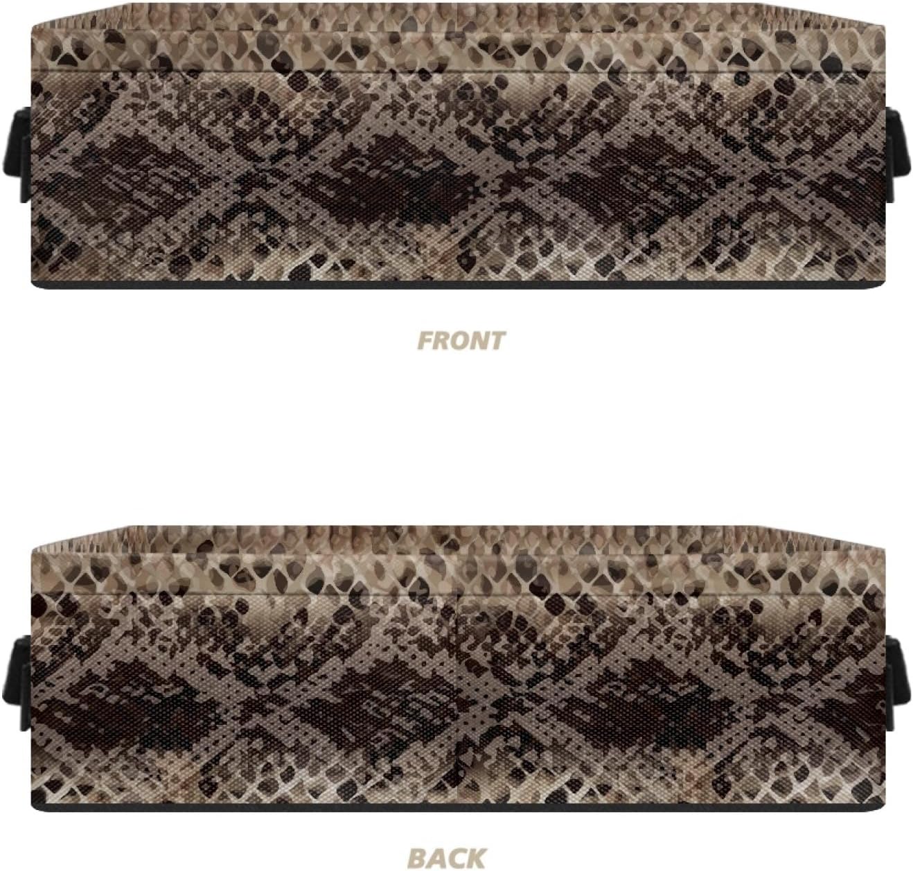 Snake Pattern Toilet Paper Basket with Handle