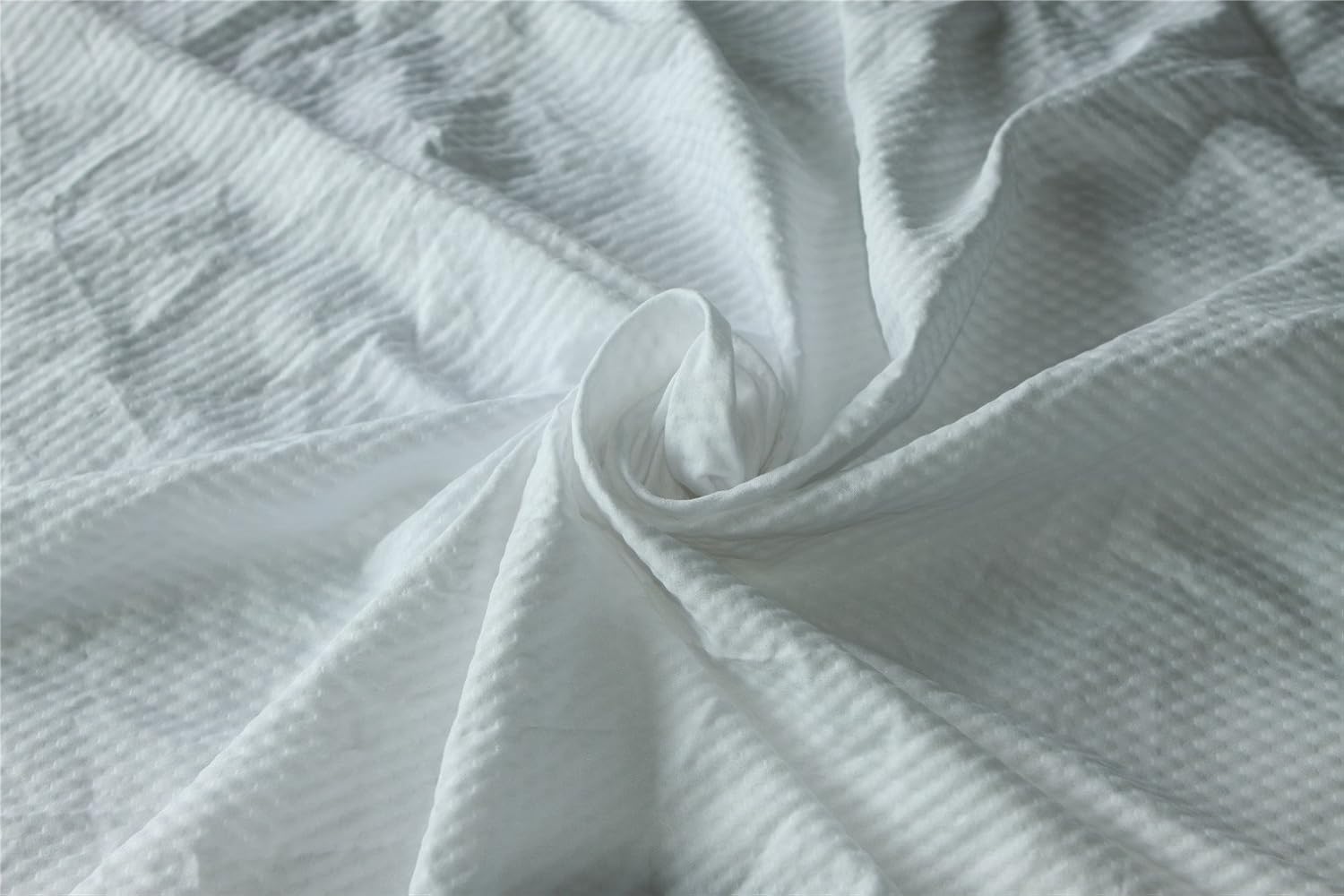 Home Queen Waffle Weave Shower Curtain Liner - White 72x72 Inches