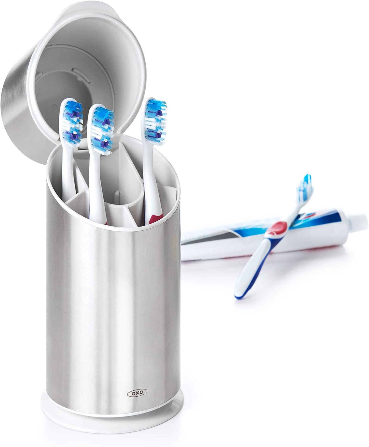 OXO Good Grips Toothbrush Holder with Divider