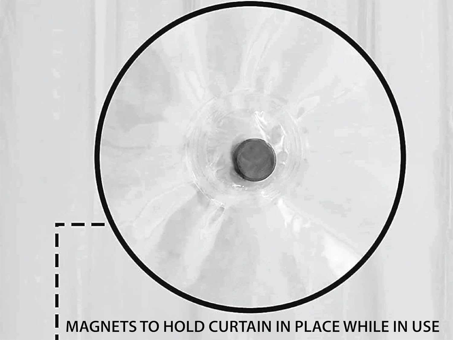 Premium 6 Gauge PEVA Magnetic Shower Curtain Liner 70x72 Chocolate