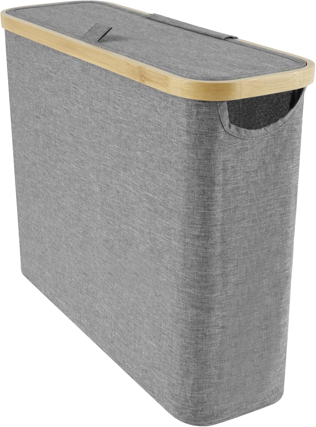 Toilet Paper Basket with Lid Holds 12 Rolls Gray