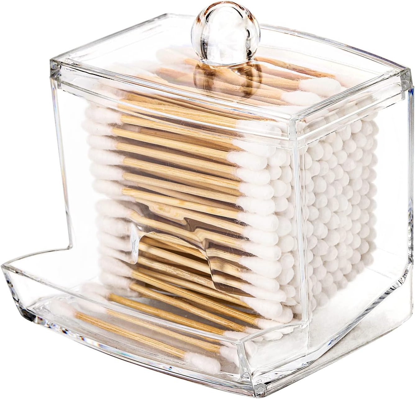 Tbestmax 10oz Cotton Swab Holder Dispenser