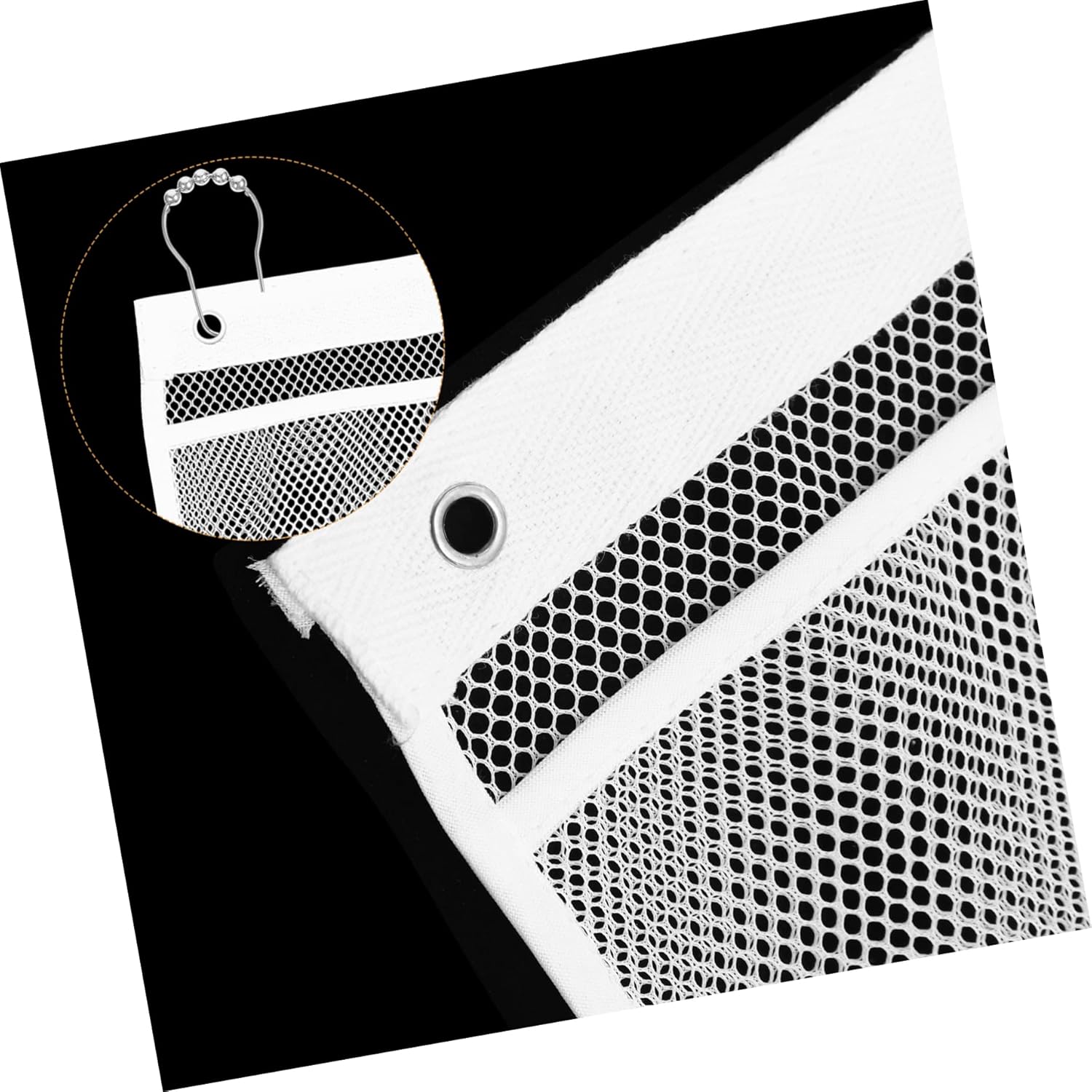 Zerodeko Mesh Shower Caddy with Hook for Family and Dorms