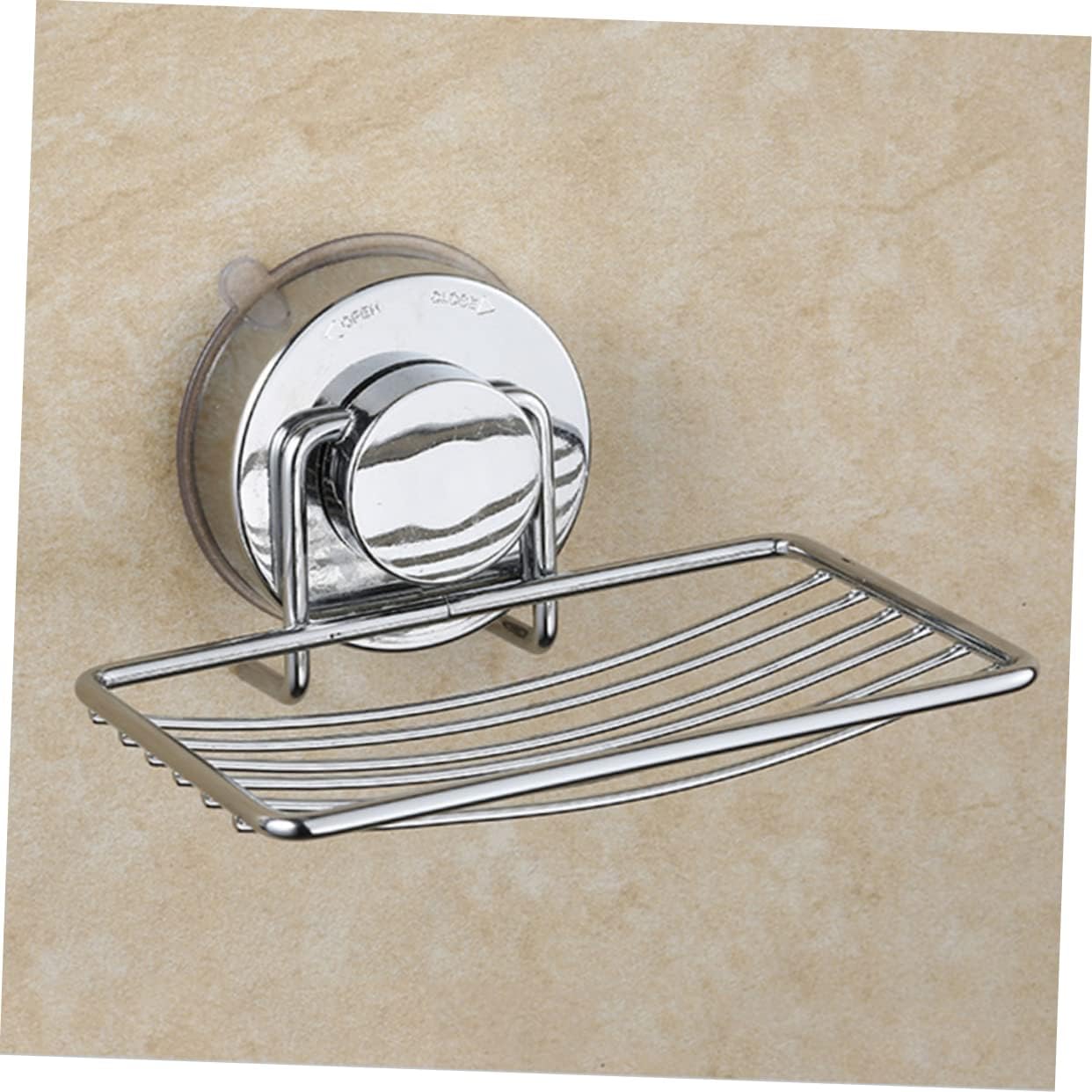 Yardenfun Punch-Free Soap Dish with Suction Cup Holder