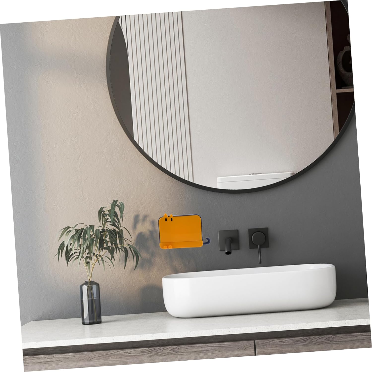 HOLIDYOYO Wall-Mounted Soap Dish with Lid