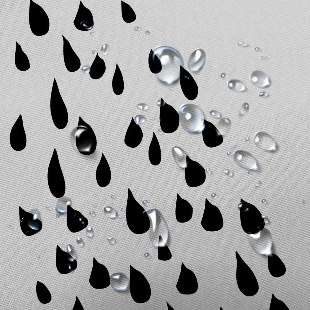 Ptrxobj Grey White Polka Dot Shower Curtain Set