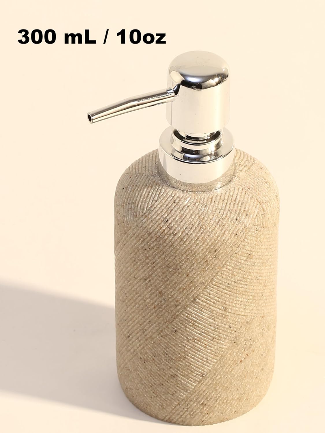 Haocoott Bathroom Accessories Set 4 Pieces Modern Decor Beige
