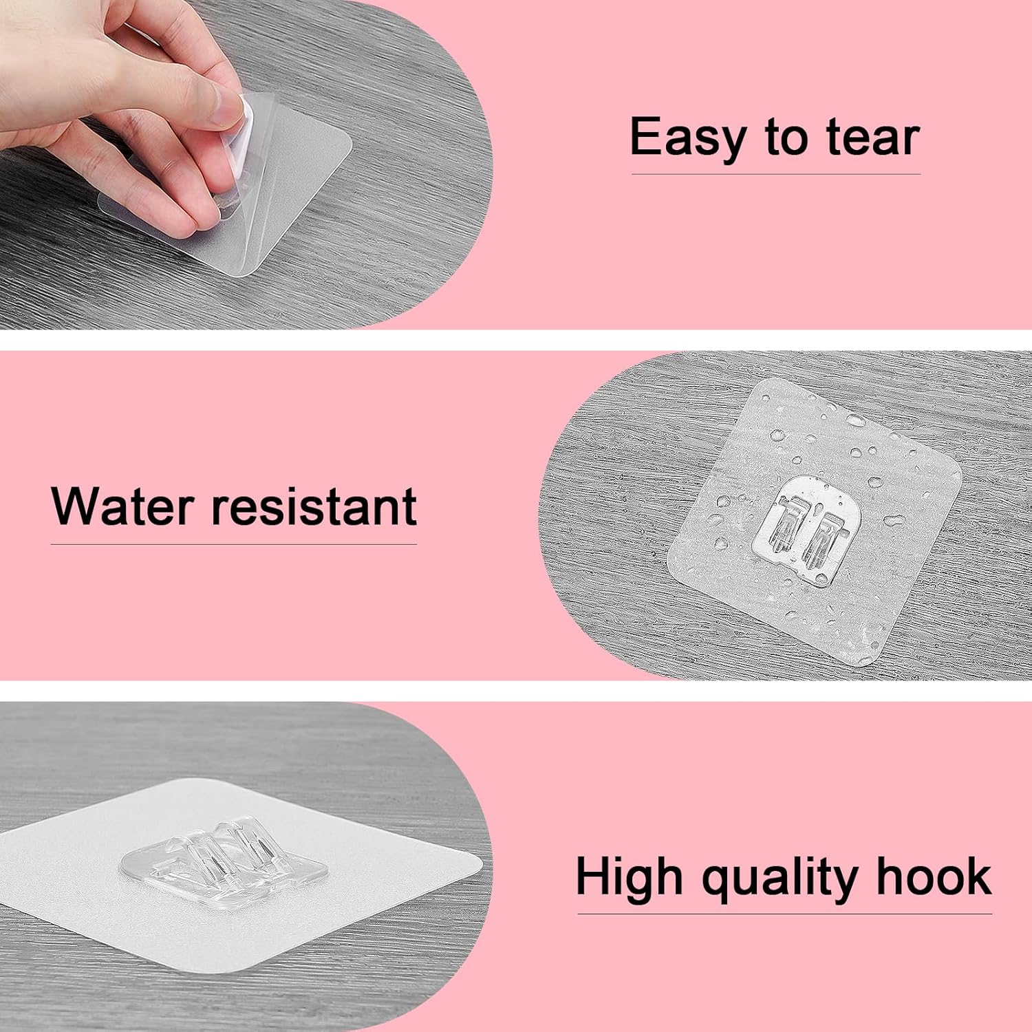 LUEXBOX Shower Caddy Adhesive Replacement 20-Pack