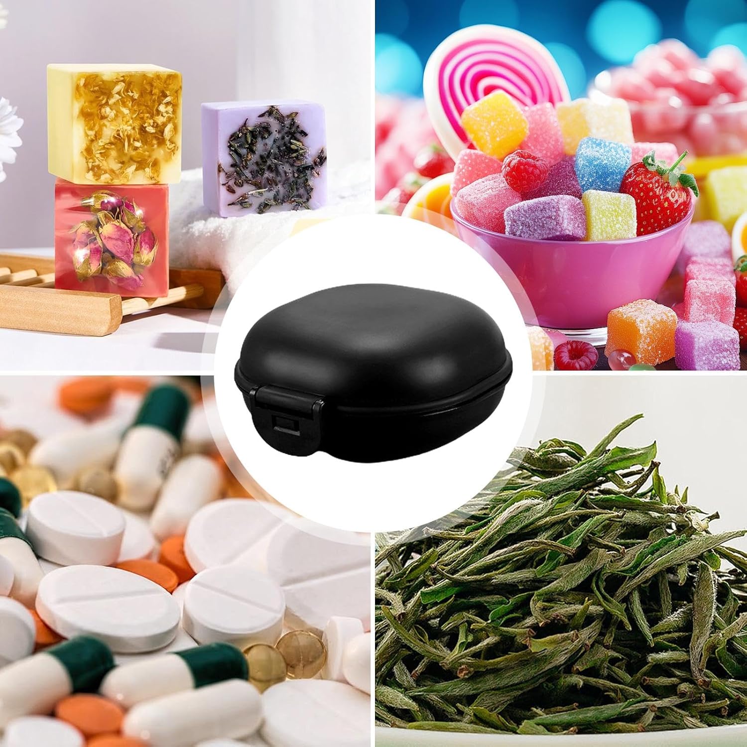 Travel Shampoo Bar Holder with Leak-Proof Lid 1