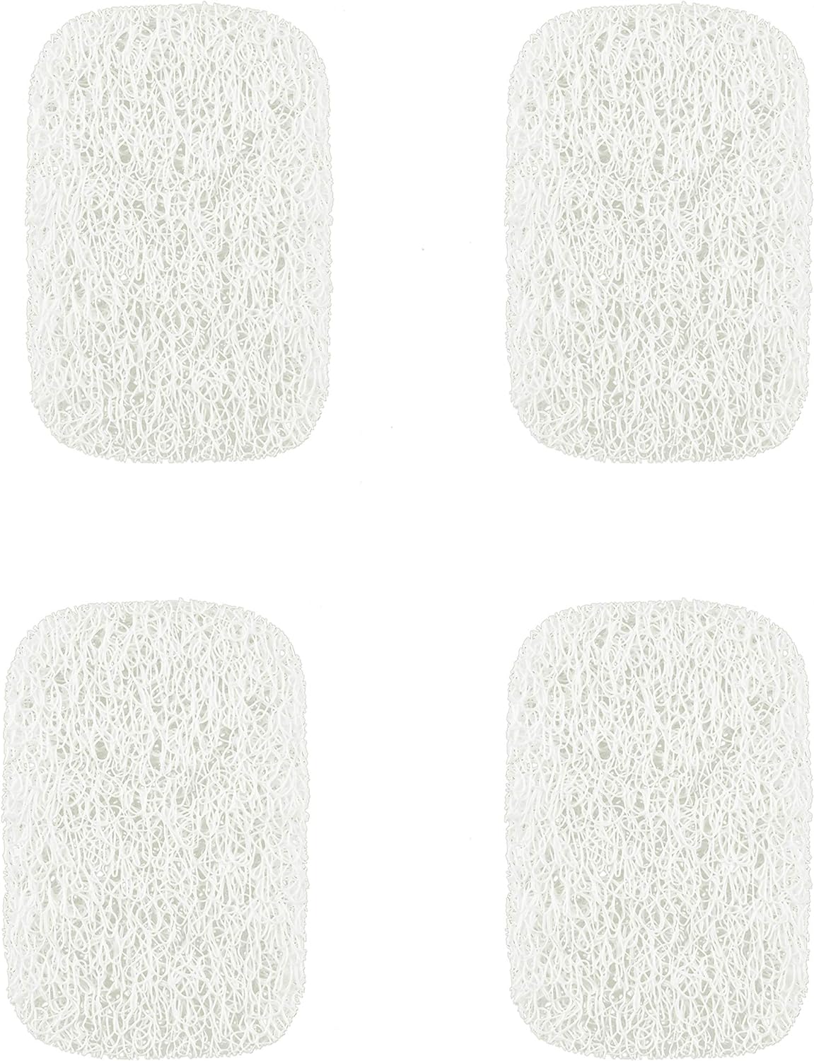 Snowkingdom 4 Pack White Soap Saver Holder