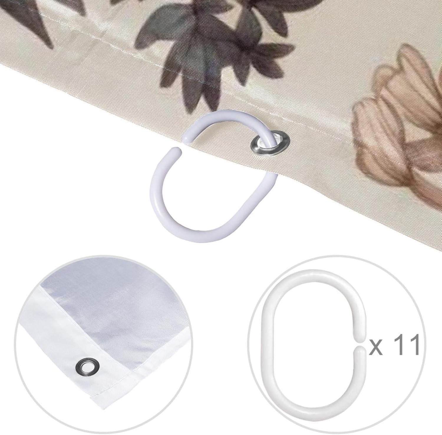 VAPOKF Cute Squirrel Shower Curtain 66x72 Inches 1