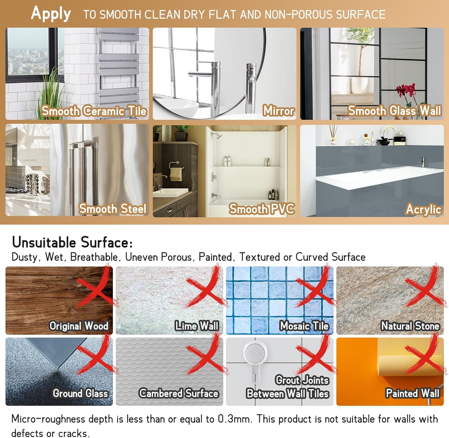LEVERLOC Suction Cup Soap Dish Holder for Shower Wall