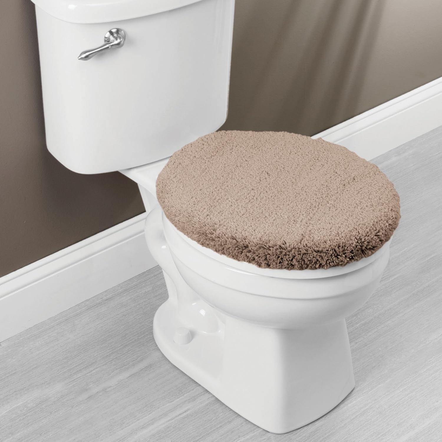 InterDesign Microfiber Toilet Lid Cover 16x14