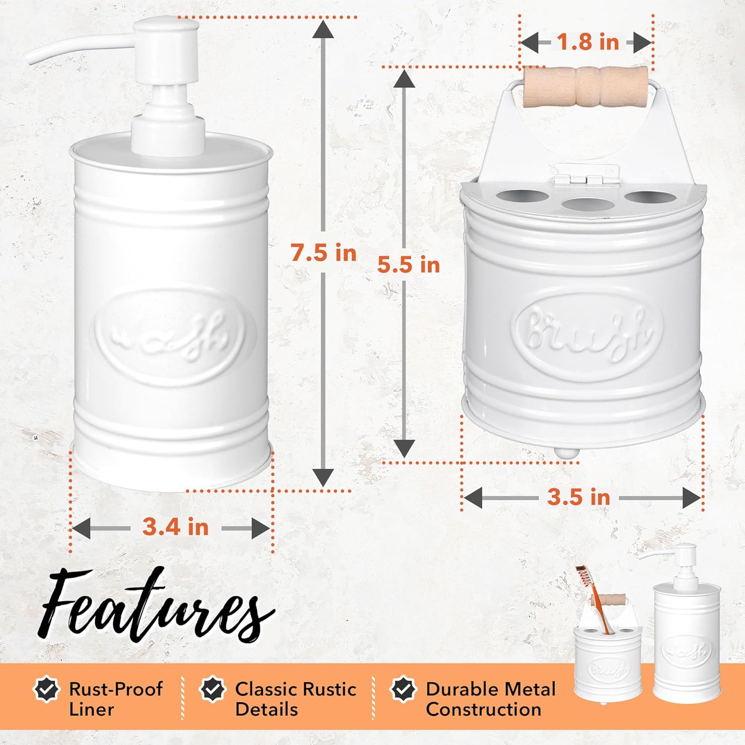 Autumn Alley Kids Farmhouse Soap Dispenser Set