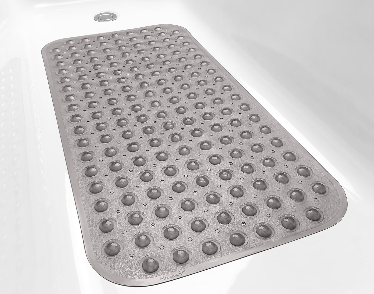 TIKE SMART Medium Non-Slip Bathtub Mat 31x16 1
