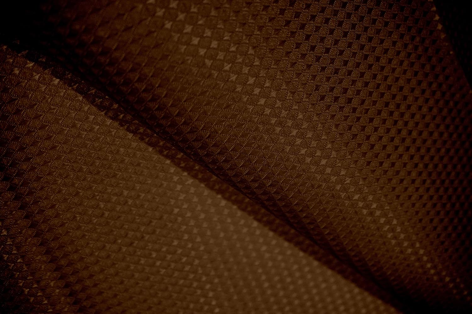 Dainty Home Waffle Weave Shower Curtain - Hotel Style Brown 70x72