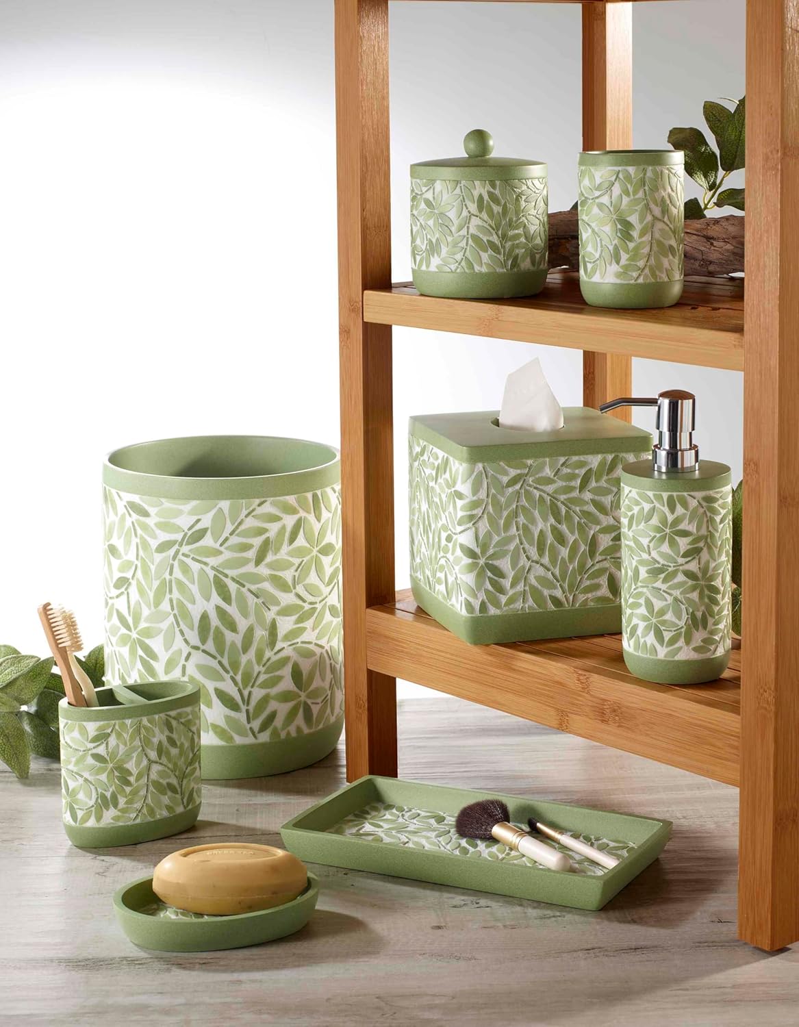 Avanti Linens Bath Set 4pc Resin Accessories 1