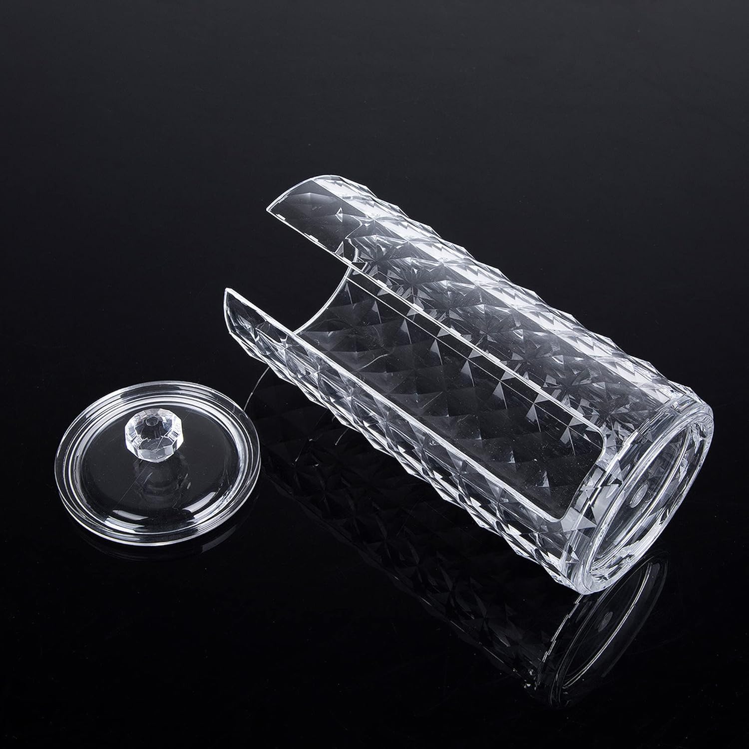 MYITYARD Clear Acrylic Cup Dispenser with Lid