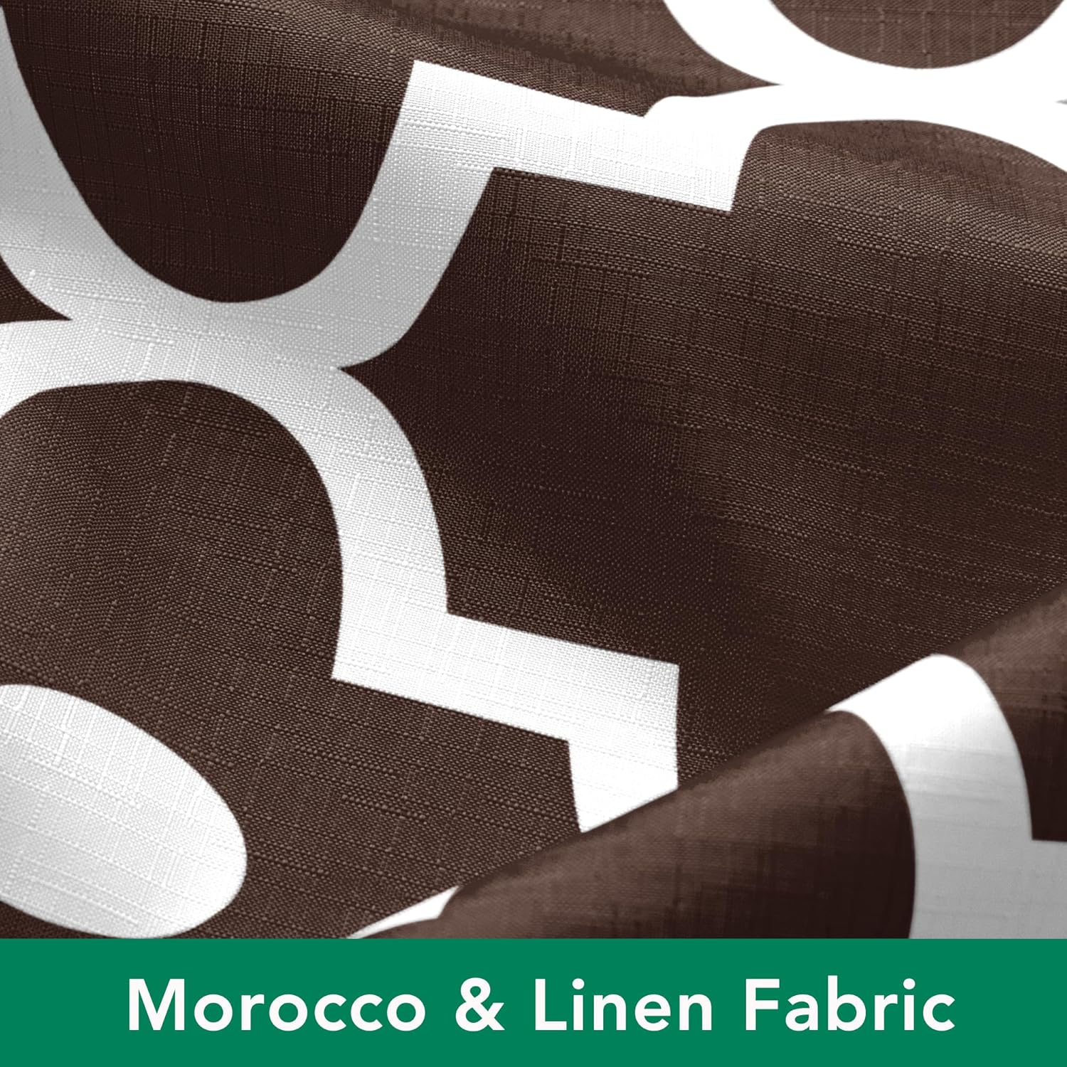 Biscaynebay Textured Brown Shower Curtain 72x72