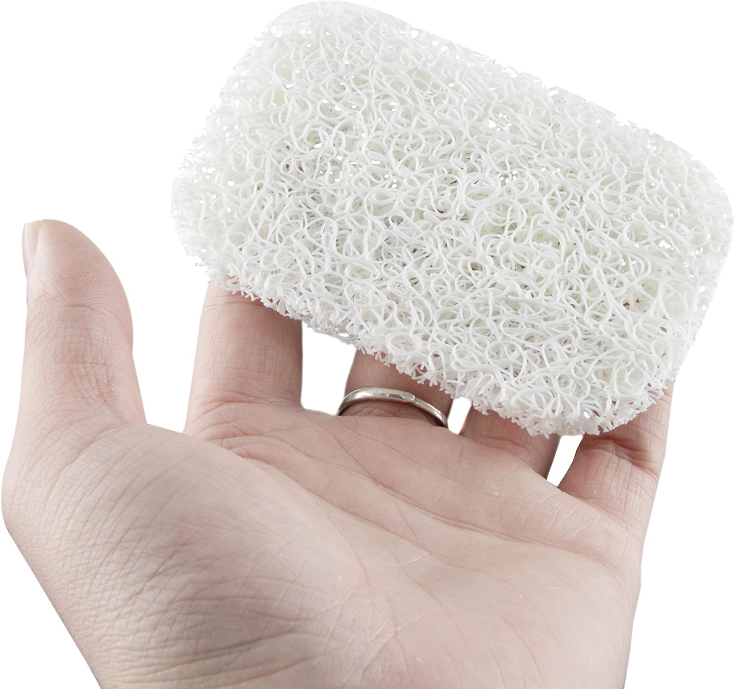 Snowkingdom 4 Pack White Soap Saver Holder