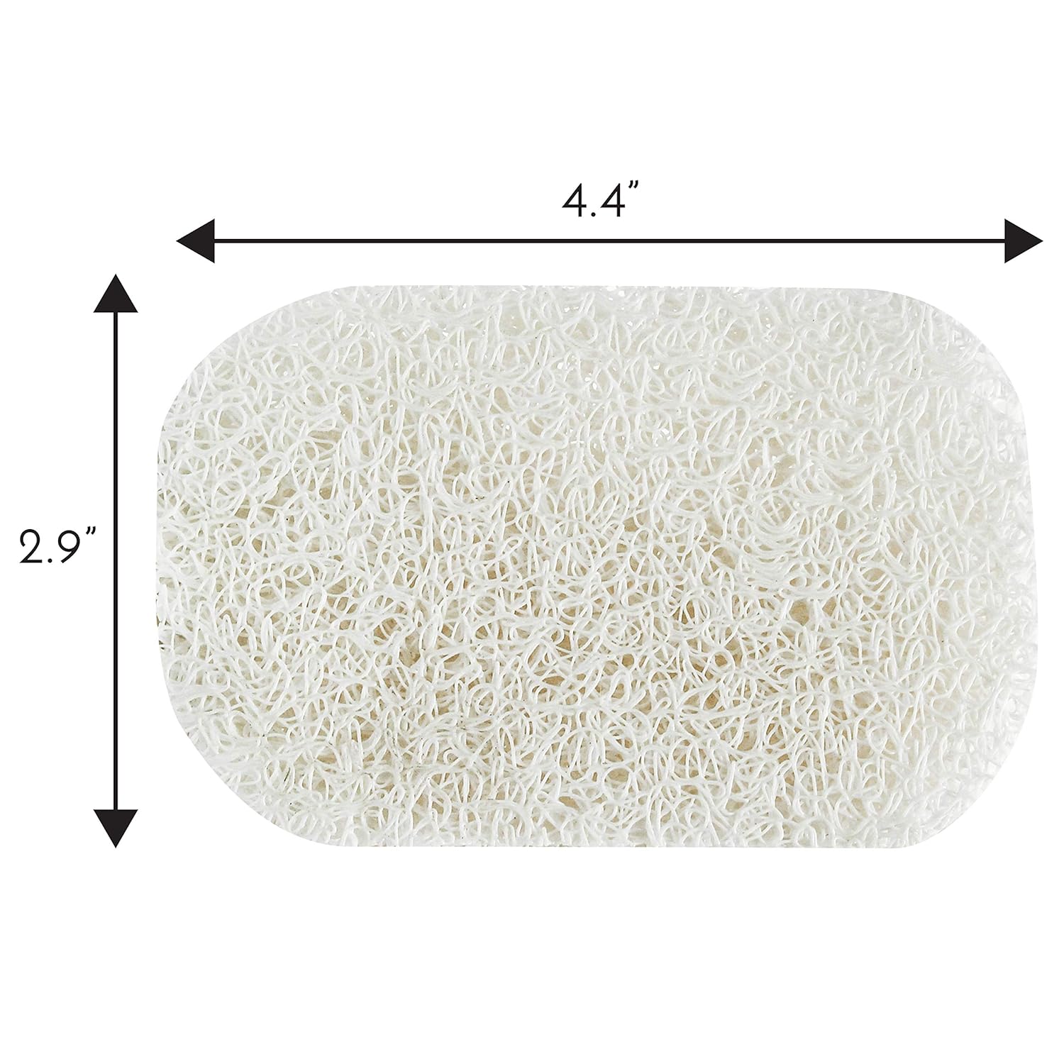 ST INC Bar Soap Holder 4 Pack White 1