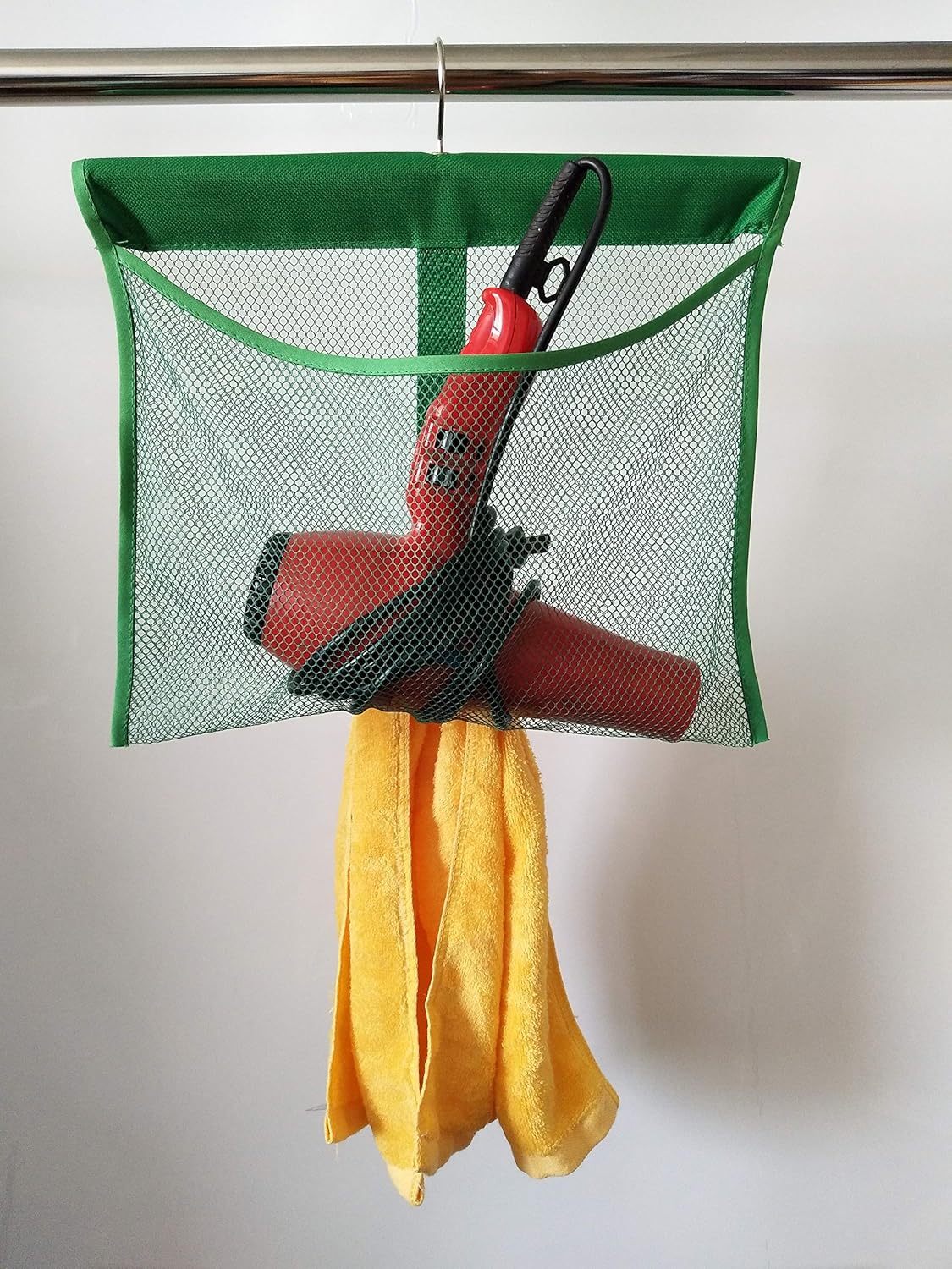 Dearjana Portable Mesh Pocket with Rotatable Hanger