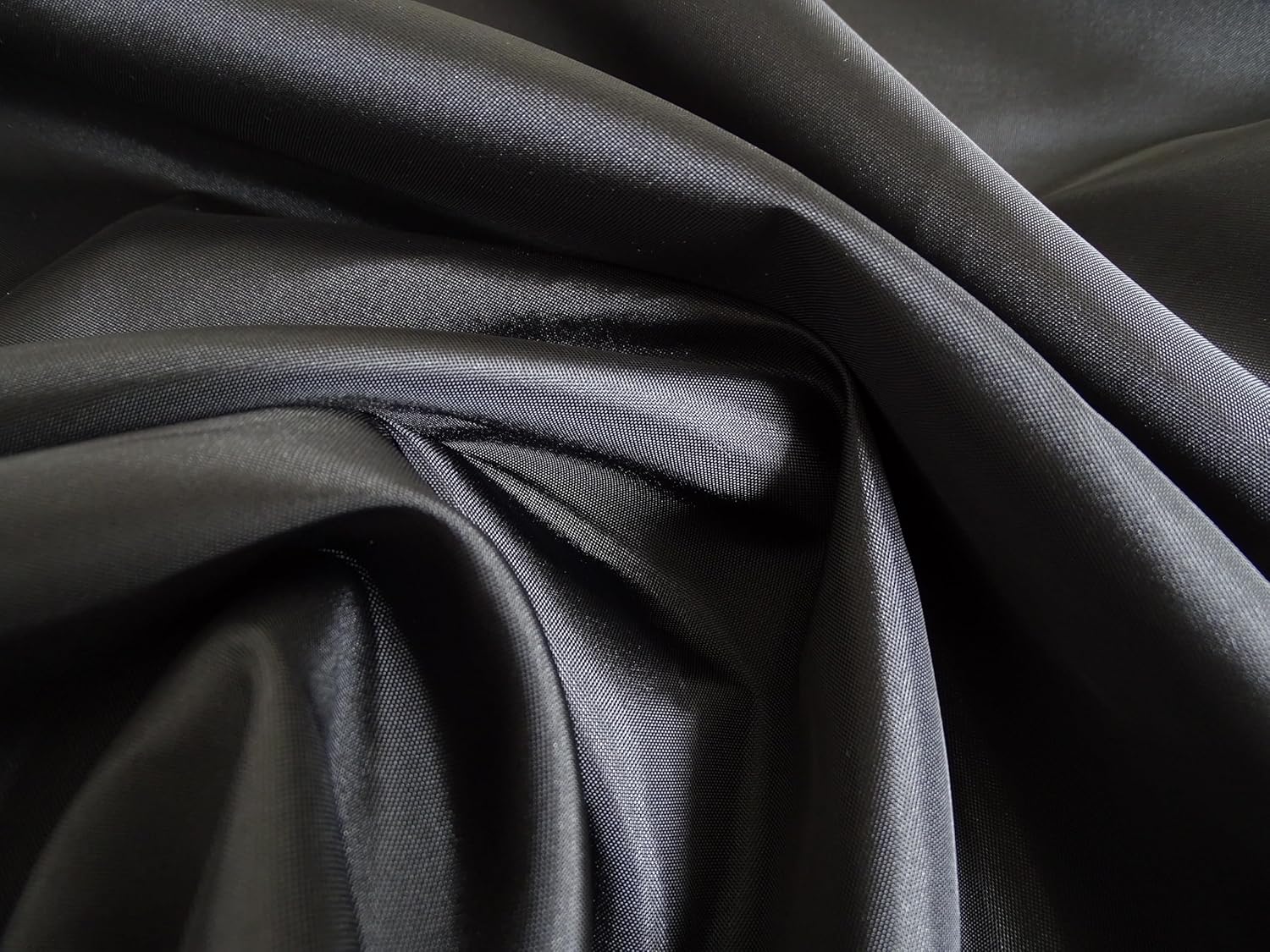 Vosign Short Shower Curtain Liner 72 x 60 Inch Black