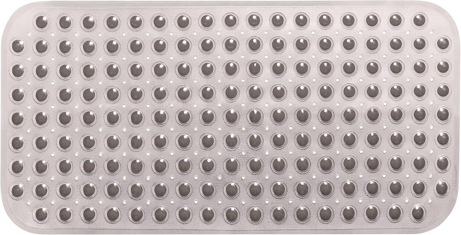 TIKE SMART Medium Non-Slip Bathtub Mat 31x16 1