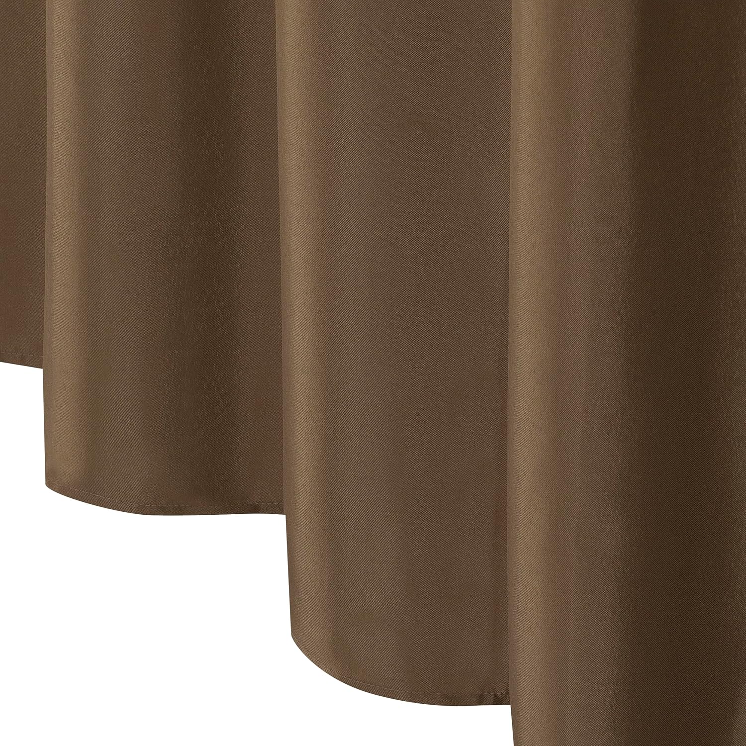 GoodGram Hotel Water Resistant Shower Curtain Liner - Brown 1