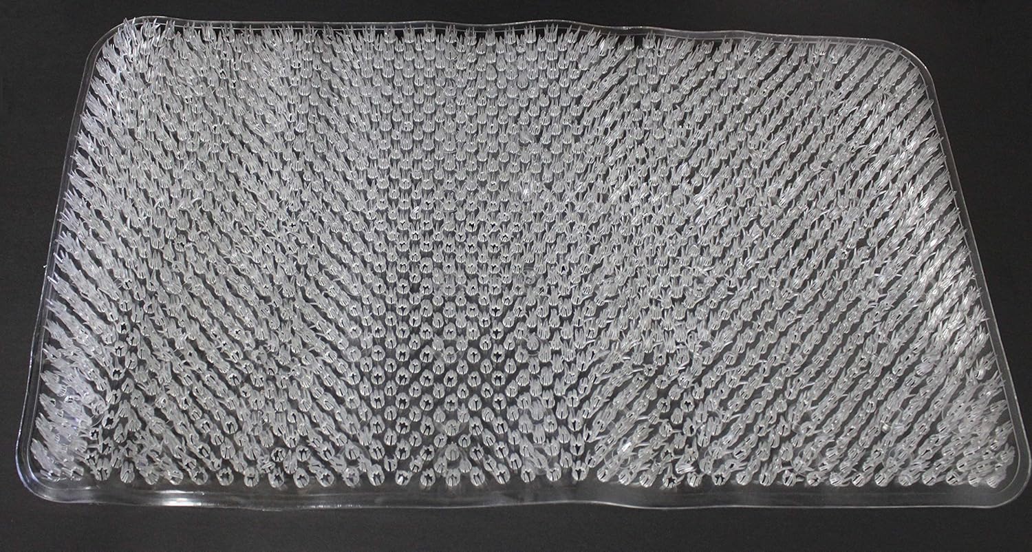 Dependable Industries Essentials Anti-Slip Grass Textured Bath Mat